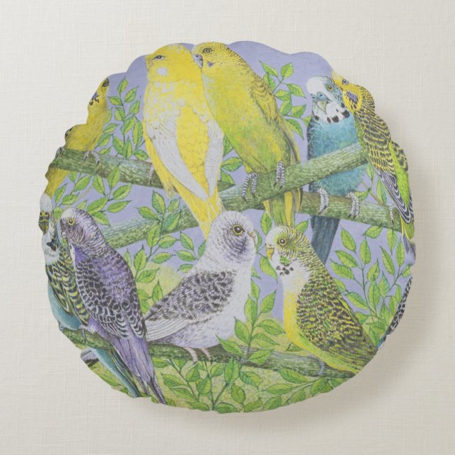 Sweet Talking Round Pillow (Front)