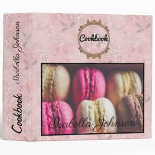 Sweet tasty macaroons delicious dessert cakes reci 3 ring binder