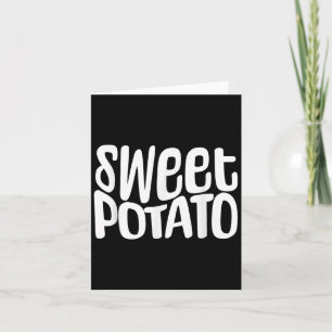 Sweet Tato And Kind Of Rude Tato, Thanksgiving Cou Card
