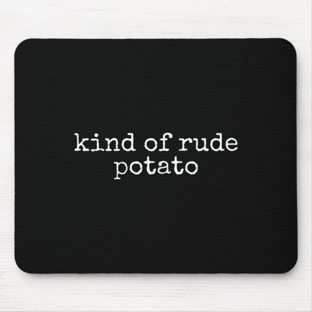 Sweet Tato And Kind Of Rude Tato, Thanksgiving Cou Mouse Pad (Front)