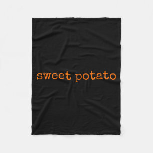 Sweet Tato And Kind Of Rude Tato Thanksgiving Coup Fleece Blanket