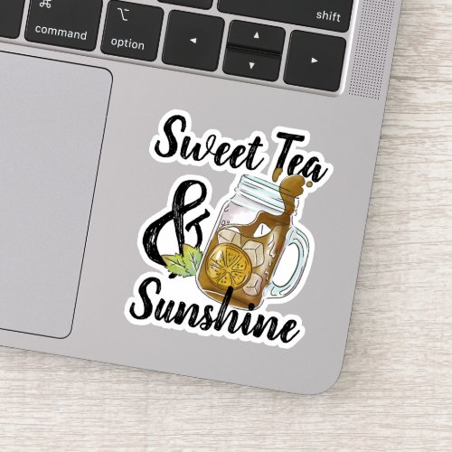 Sweet Tea and Sunshine Sticker
