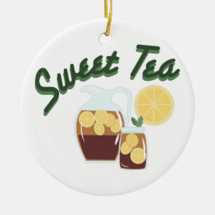Sweet Tea Ceramic Ornament