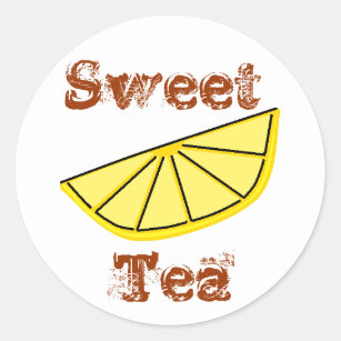 Sweet Tea Classic Round Sticker