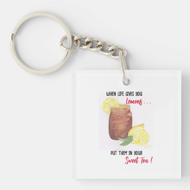 Sweet Tea Keychain (Front)