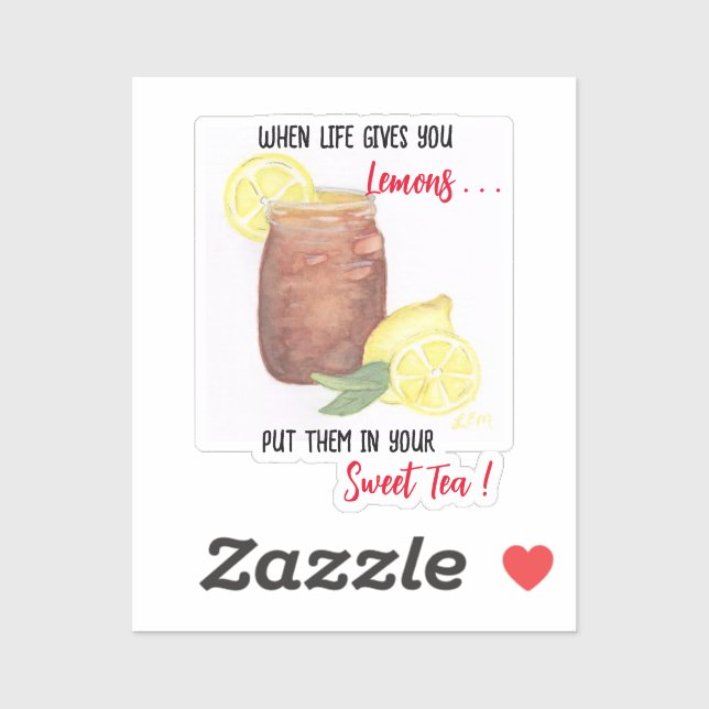 Sweet Tea Sticker (Sheet)