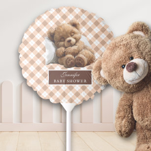 Sweet Teddy Bear Baby Shower Balloon