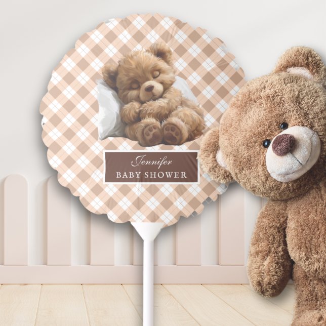 Sweet Teddy Bear Baby Shower Balloon (Creator Uploaded)