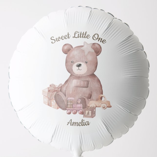 Sweet Teddy Bear Baby Shower Balloon Decor (Front)