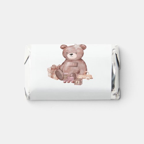 Sweet Teddy Bear Baby Shower Chocolate Favor