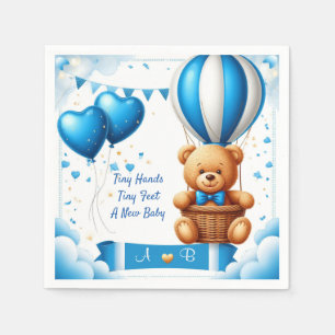 Sweet Teddy Bear Baby Shower 🧸 Napkins