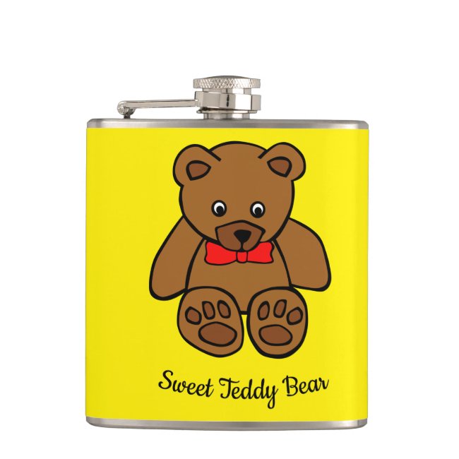 Sweet Teddy Bear Flask