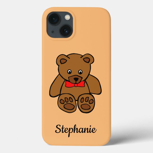 Sweet Teddy Bear iPhone 13 Case