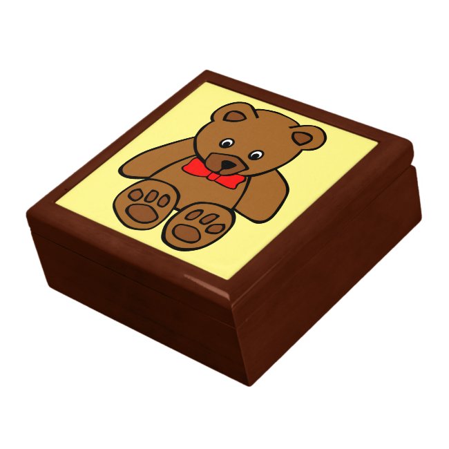 Sweet Teddy Bear Jewelry Gift Box