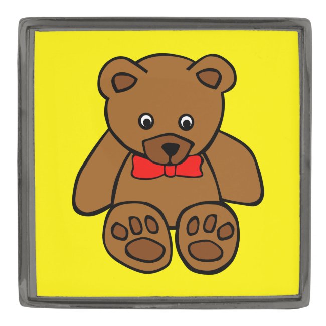Sweet Teddy Bear Lapel Pin