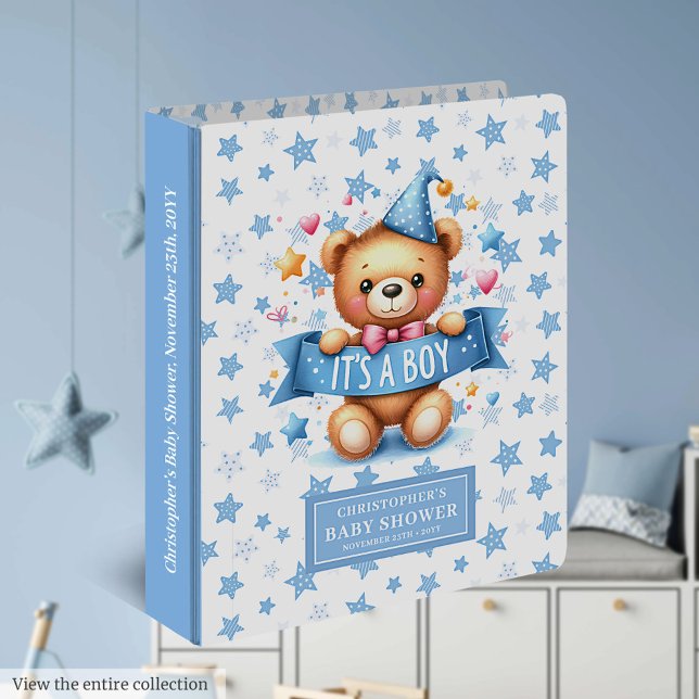 Sweet Teddy Bear Memory Album Binder It’s a boy (Sweet Teddy Bear Memory Album Binder It’s a boy)