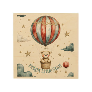 Sweet Teddy Bear Nursery  Wood Wall Art
