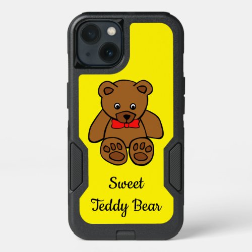 Sweet Teddy Bear OtterBox iPhone 13 Case