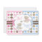 Sweet Teddy Bears and Paw Dot Print Gender Reveal