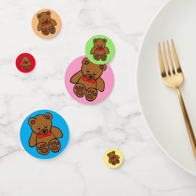 Sweet Teddy Bears Table Confetti