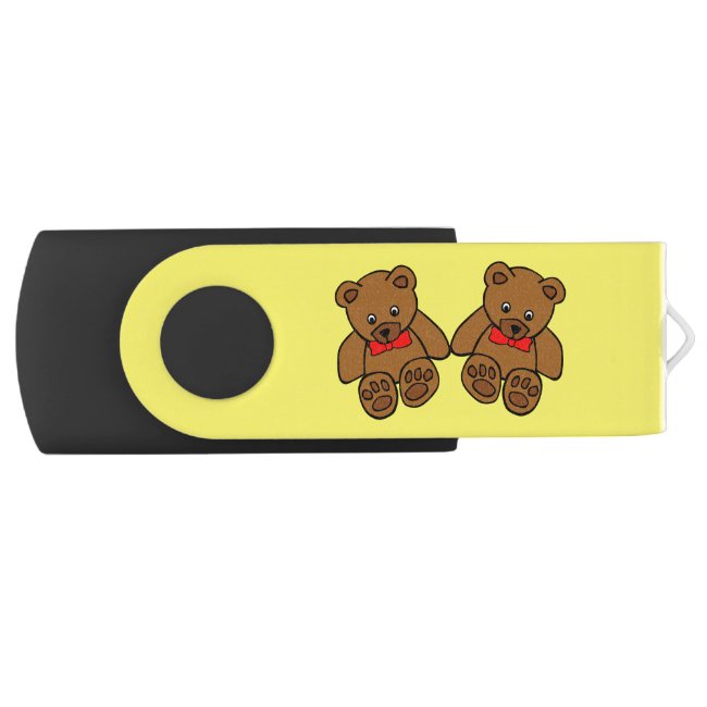 Sweet Teddy Bears USB Flash Drive