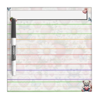 Sweet Teddy Dreams Dry Erase Board