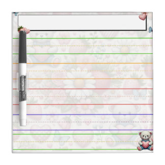 Sweet Teddy Dreams Dry Erase Board