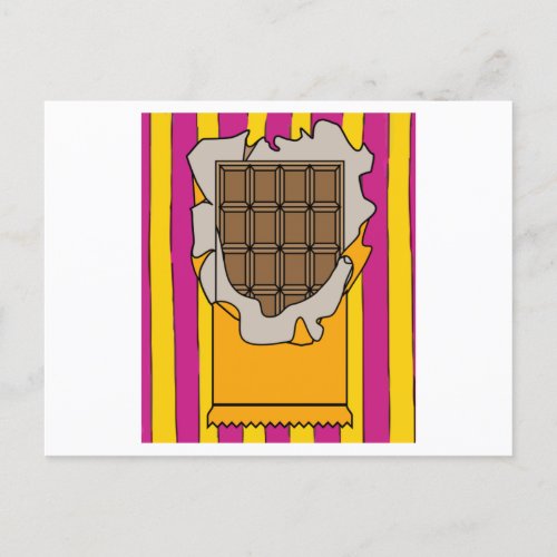 Sweet Temptation Surprise Chocolate Postcard