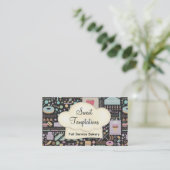 Sweet Temptations Bakery Boutique Business Card (Standing Front)