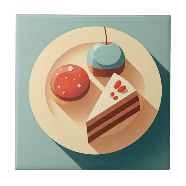 Sweet Temptations Ceramic Tile (Front)