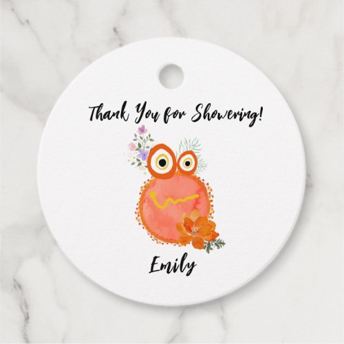 Sweet Thank You Showering  Favor Tags