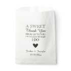 Sweet Thank You Wedding Favor Candy Bar Buffet