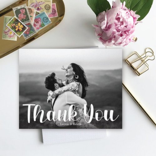 Sweet Thank You Wedding Postcard