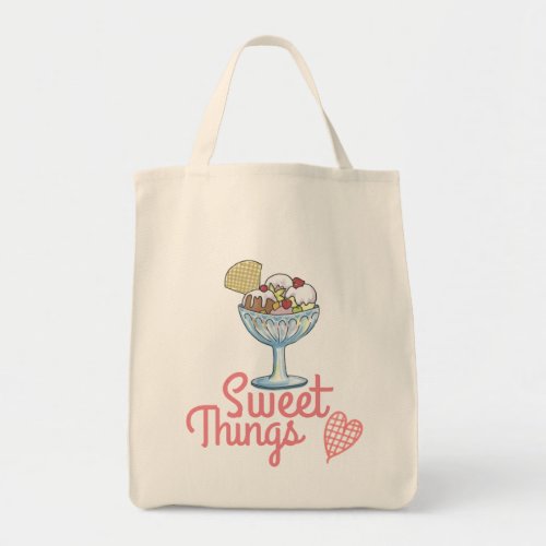 Sweet Things _ Ice Cream Sundae  Tote Bag