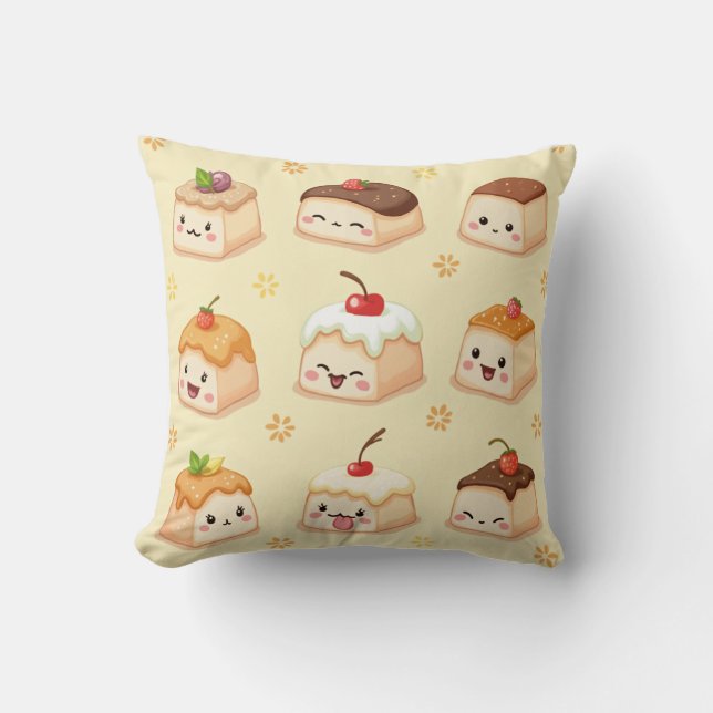 sweet throw pillow (Front)