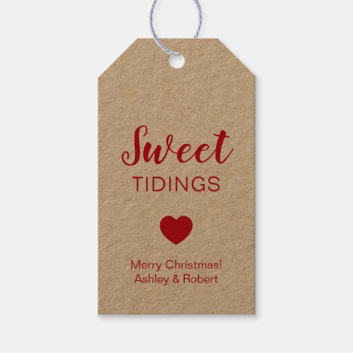 Sweet Tidings Tags for Christmas Candy  Treats