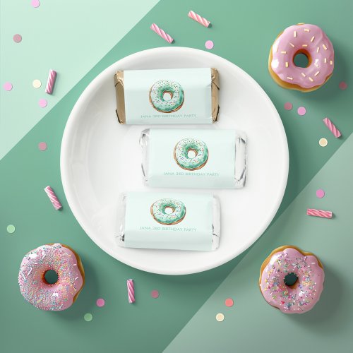 Sweet Time Pastel Green Donut Birthday Hersheys Miniatures