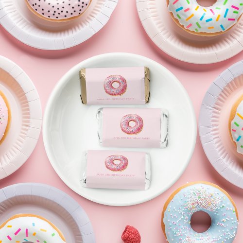 Sweet Time Pastel Pink Donut Birthday Hersheys Miniatures
