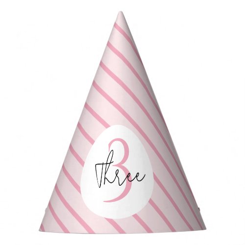 Sweet Time Pastel Pink Donut Birthday Party Hat