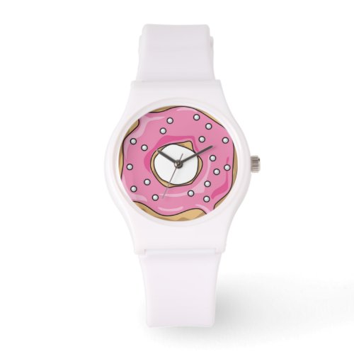 Sweet Time Pink Donut Watch
