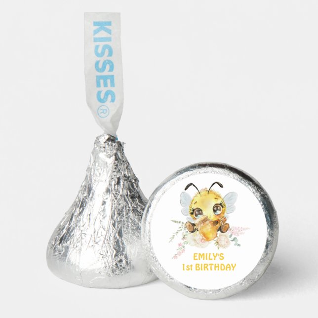 Sweet to Bee' Birthday Hershey®'s Kisses® (Front)