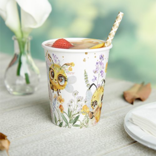 Sweet to Bee Birthday Party Paper Cups