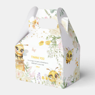 Sweet to Bee' Birthday Thank You  Favor Boxes