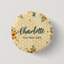 Sweet to bee Bumble Wildlfower Spring Birthday Par