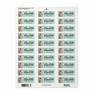 Sweet to bee Bumble Wildlfower Spring Birthday Par Label