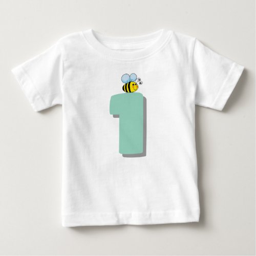 Sweet to Bee One 1st Birthday Cute Bumble Bee Baby T-Shirt