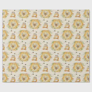 Sweet to Bee One Birthday Gift Wrap