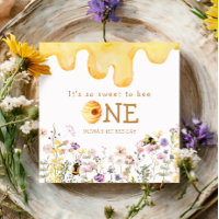 Sweet to Bee One Cute Honey Girl First Birthday