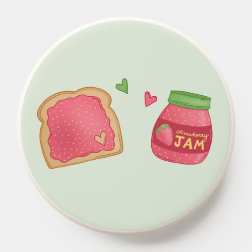 Sweet Toast and Strawberry Jam PopSocket