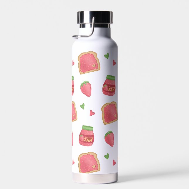 Sweet Toast and Strawberry Jam Water Bottle (Right)